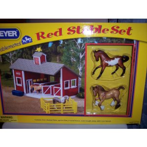 Breyer Stablemates Red Stable Set #59197