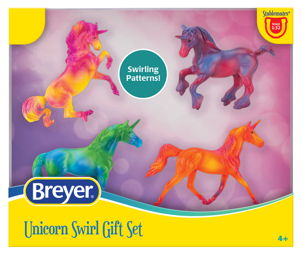 Breyer stablemate Unicorn Swirl Gift Set #6912