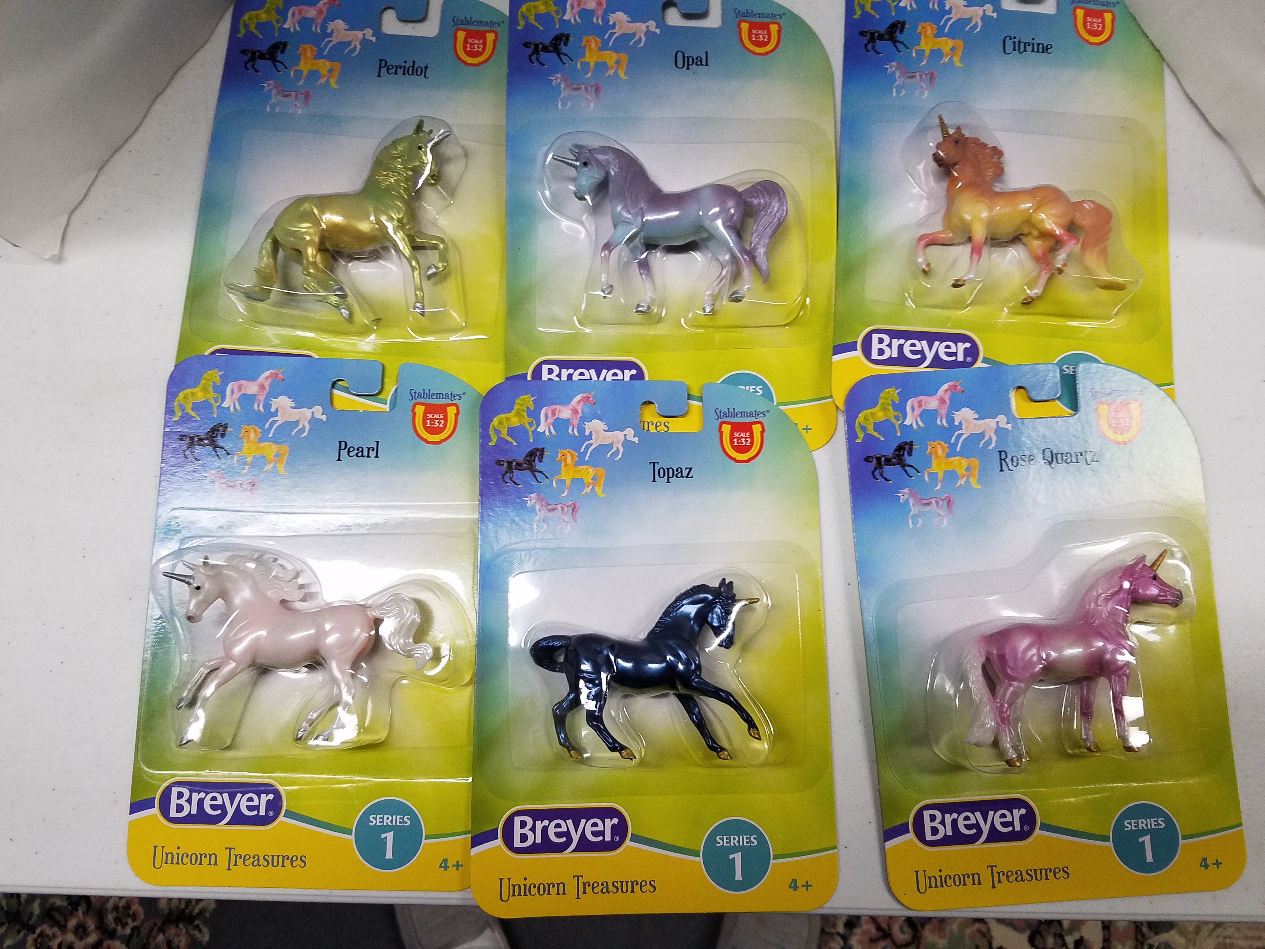 Breyer Stablemate Unicorn Singles set of 6 #6926