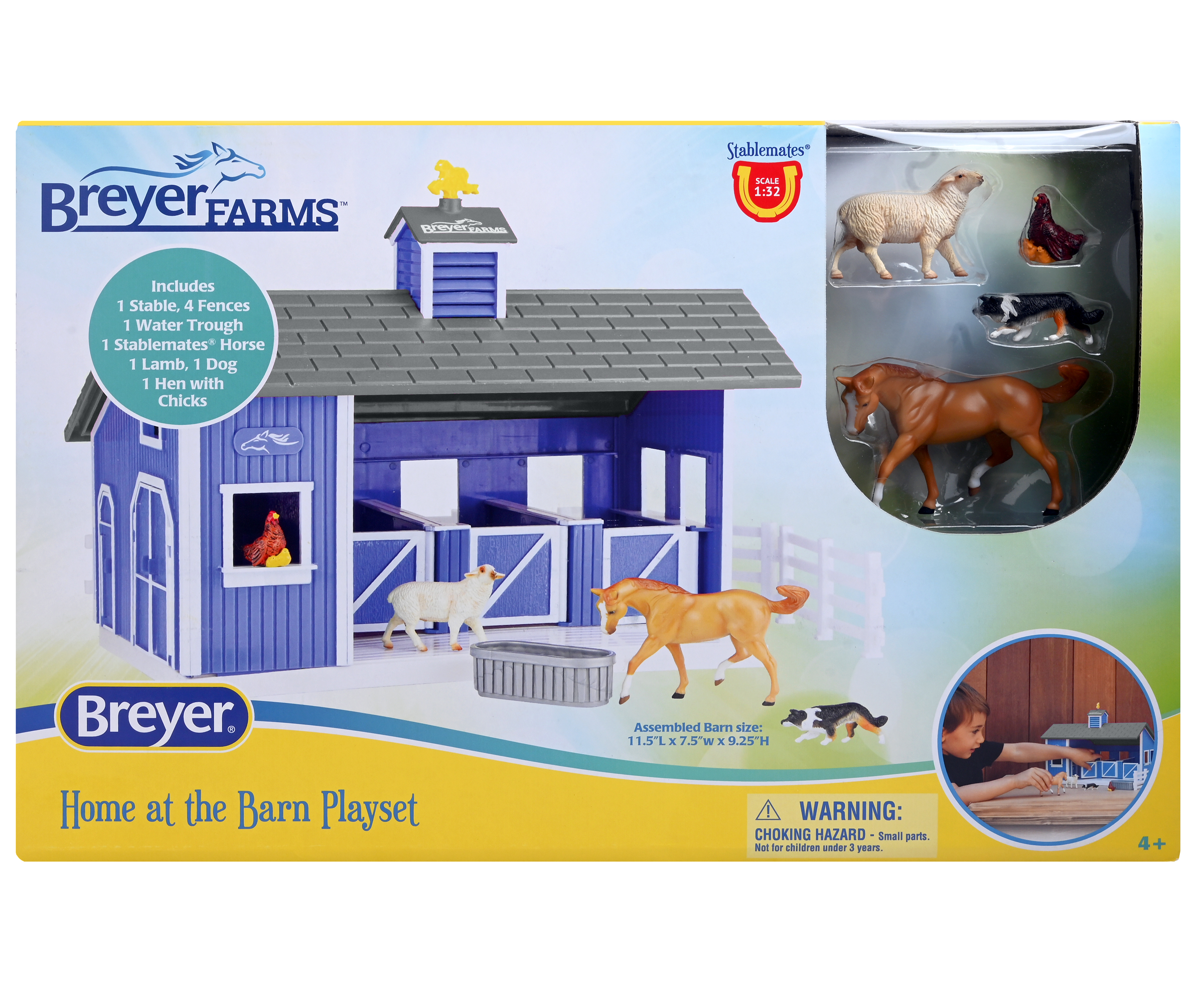 Breyer Stablemate Home at the Barn Playset #59241