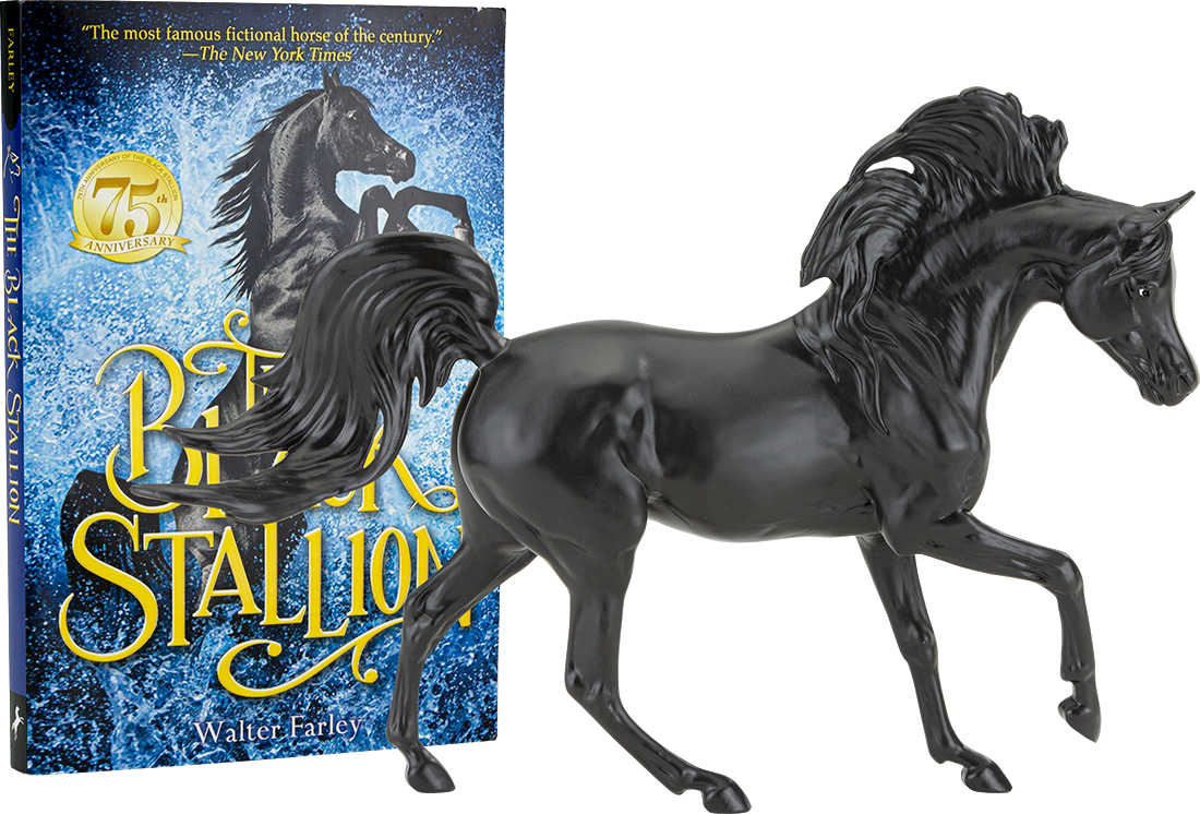 Breyer Classics Black Stallion & Book set #6181