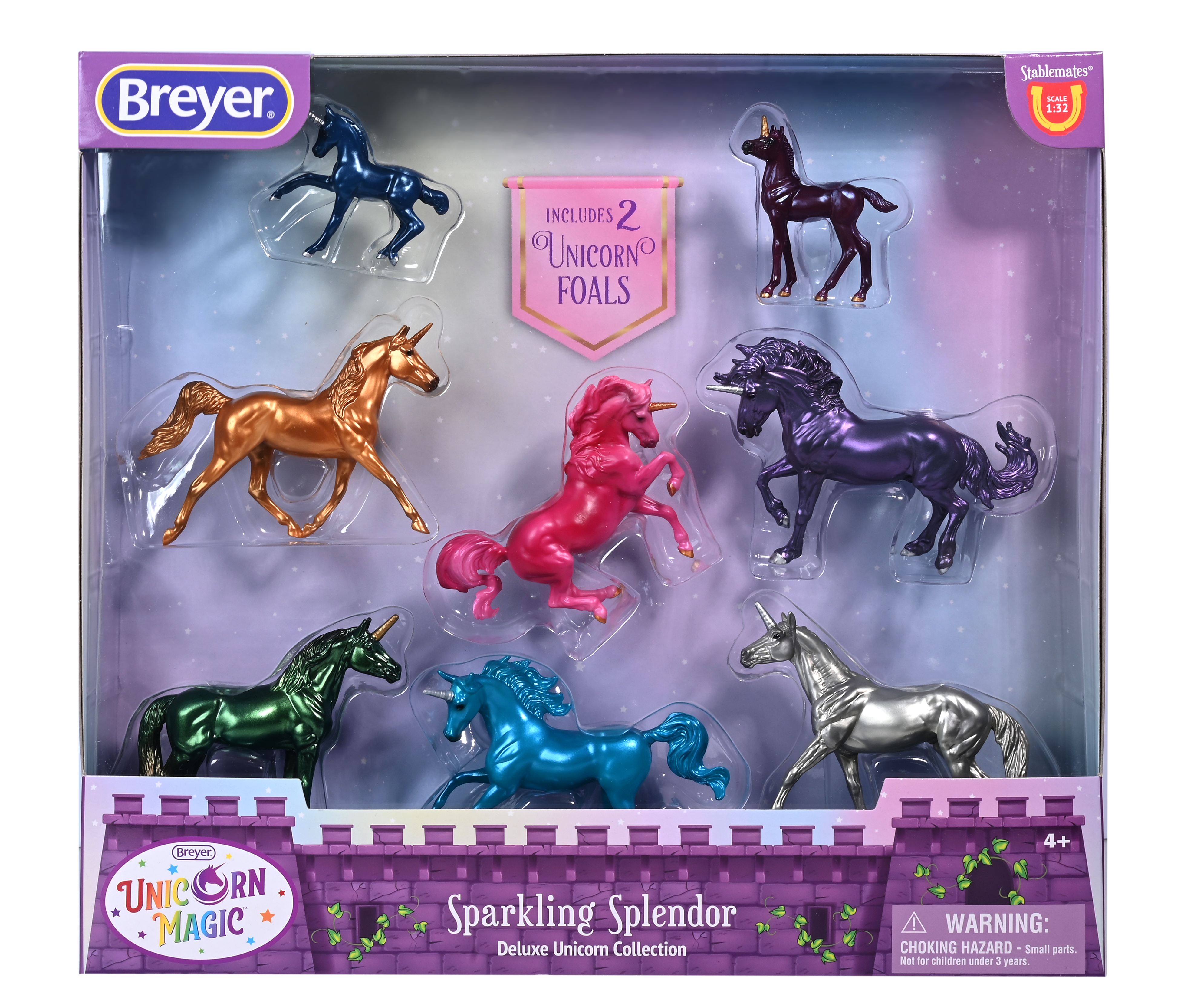 Breyer Stablemate Sparkling Splendor Unicorn Collection #6937