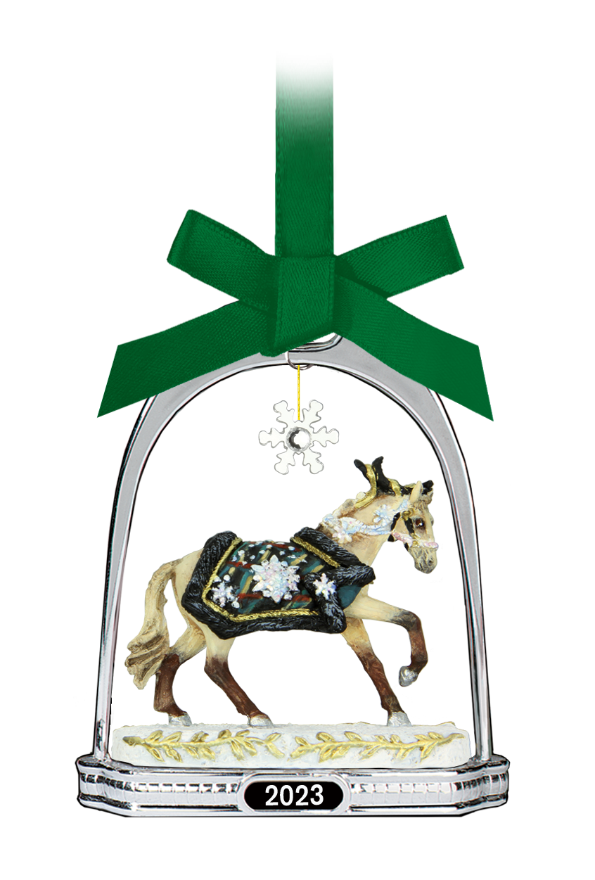 Breyer 2023 Christmas Highlander Stirrup Ornament #700324