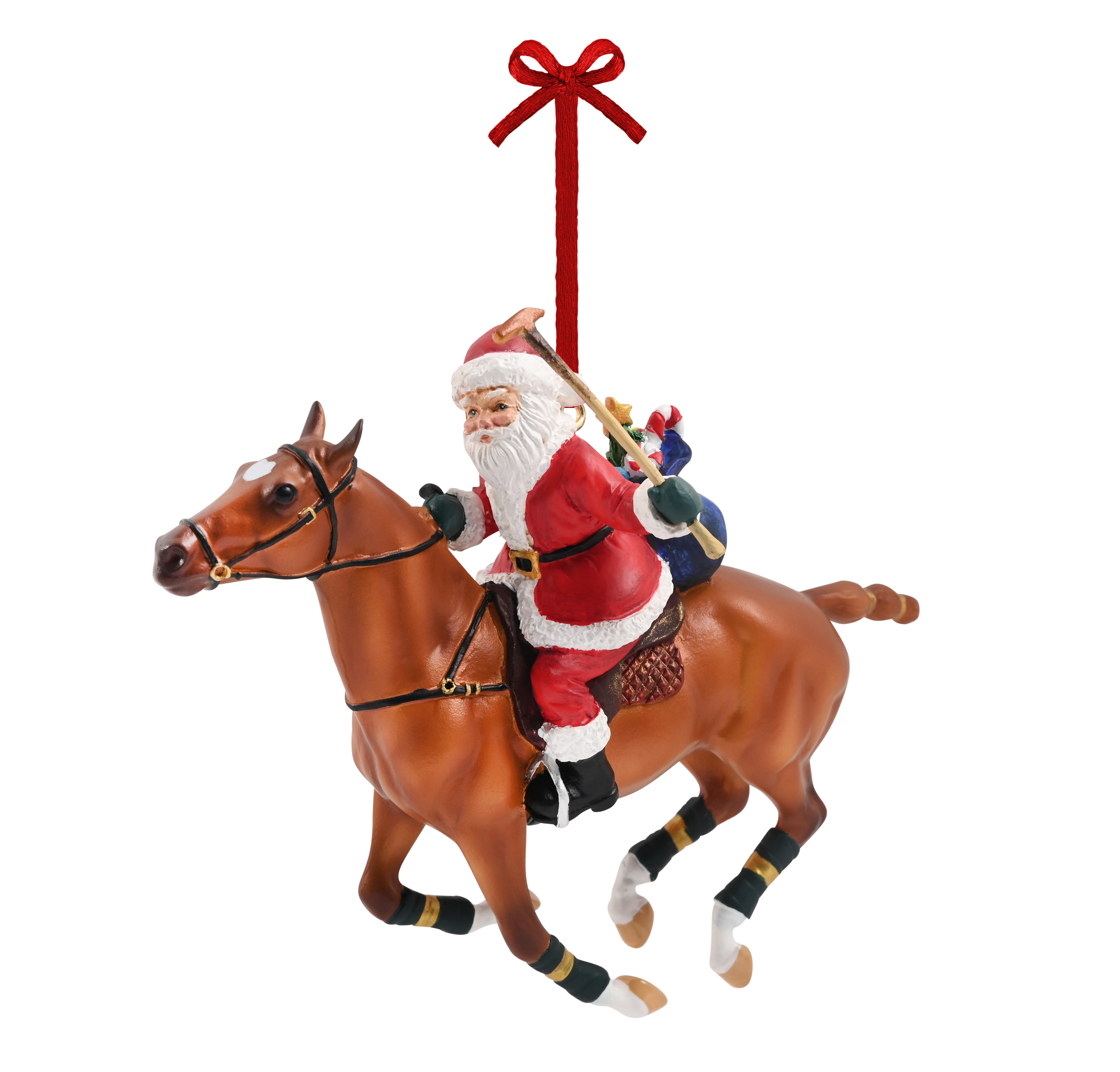 Breyer 2023 Christmas Polo Playing Santa #70068