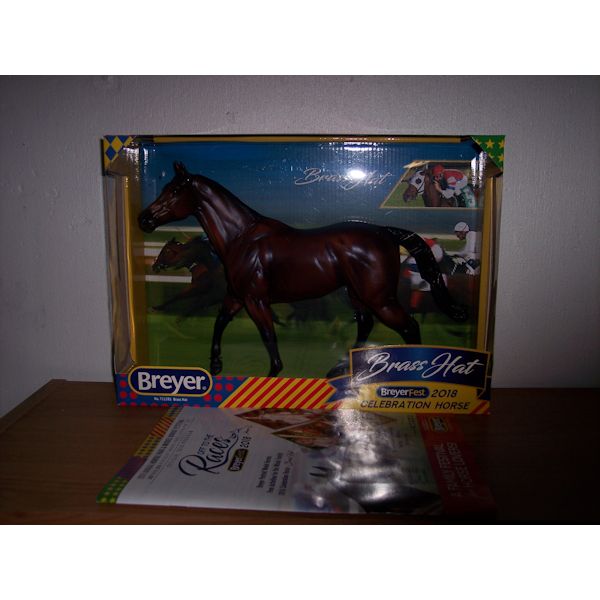 Breyer 2018 Breyerfest Brass Hat #711281-LA